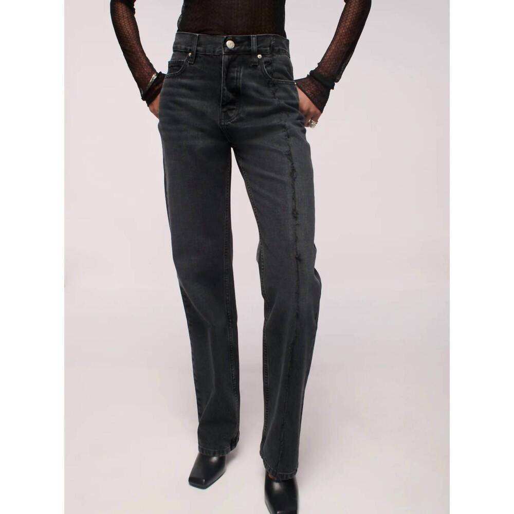 NEW DALA alley linear repair jeans in hurricane